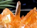 タンジェリンクォーツ 蜜柑水晶 原石 クラスター パワーストーン