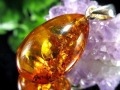 天然琥珀 アンバー ペンダント Silver925 バルト海産