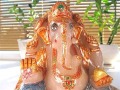 ヒマラヤ産 天然水晶 ガネーシャ 彫り 置物