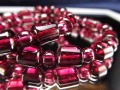 ガーネット ロードライト 柘榴石 ブレスレット チューブ