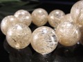 ブレスレット ラビットヘア ホワイトルチル ルチル