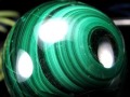 天眼 マラカイト 孔雀石 丸玉 置物 スフィア