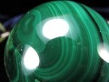 天眼 マラカイト 孔雀石 丸玉 置物 スフィア