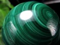 天眼 マラカイト 孔雀石 丸玉 置物 スフィア