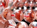 ファントムクォーツ 幻影水晶 ブレスレット レッドファントム 赤富士