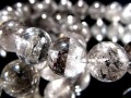 エレスチャルクォーツ 骸骨水晶 ブレスレット 水晶の最終形態 グラファイト