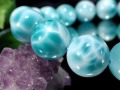 ラリマー ブレスレット ブルーペクトライト ドミニカ共和国 Larimar