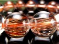 オレンジルチルクォーツ ブレスレット レッドルチルクォーツ ルチルレイデッドクォーツ 金運