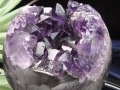 笑福 縁起物 笑口 アメジスト 丸玉 スフィア