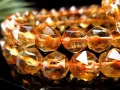 シトリン 黄水晶 スターカット ブレスレット 11月誕生石