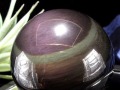 オブシディアン 丸玉 シラー 黒曜石 置物 天然石
