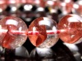 ファントムクォーツ 幻影水晶 ブレスレット レッドファントム 赤富士