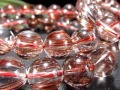 レッド ブラウン ルチルクォーツ ブレスレット ルチルレイテッドクォーツ