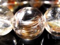 ライモナイトインクォーツ シンフォニックオーロラクォーツ 褐鉄鉱入り水晶 ブレスレット