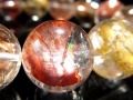 ライモナイトインクォーツ シンフォニックオーロラクォーツ 褐鉄鉱入り水晶 ブレスレット