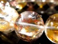 ライモナイトインクォーツ シンフォニックオーロラクォーツ 褐鉄鉱入り水晶 ブレスレット