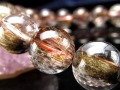レッドブラウン ルチルクォーツ ブレスレット ルチレイテッドクォーツ キャッツアイ効果
