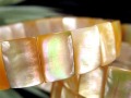 ゴールドリップシェル 白蝶貝 母貝 ブレスレット バングル
