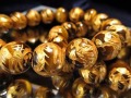 タイガーアイ 虎目石 金龍 ブレスレット ドラゴンボール