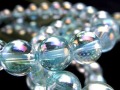 オーラクォーツ ブレスレット 水晶 蒸着水晶 天然石