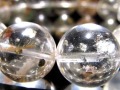 マーカサイトインクォーツ 白鉄鉱入り水晶 ブレスレット マーカサイト ライモナイト