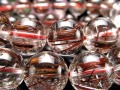 レッドブラウン ルチルクォーツ ブレスレット ルチレイテッドクォーツ キャッツアイ効果