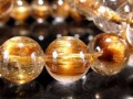アンティークゴールドルチルクォーツ タイガールチルクォーツ ブレスレット ゴールドルチル タイガールチル 天然石 パワーストーン