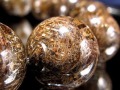 ジオメトリールチルクォーツ ブレスレット ブロンズルチルクォーツ ブラジル産 金紅石