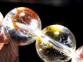 ライモナイトインクォーツ シンフォニックオーロラクォーツ 褐鉄鉱入り水晶 ブレスレット