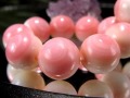 ピーチシェル クイーンコンクシェル ブレスレット コンクパール ピンクガイ