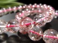 ストロベリークォーツ 苺水晶 ブレスレット レピドクロサイト Strawberry quartz