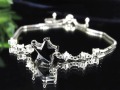スター 星 デザイン ブレスレット Silver925