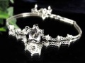 スター 星 デザイン ブレスレット Silver925