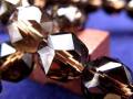 スモーキークォーツ 煙水晶 スターカット ブレスレット