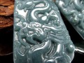 翡翠 ジェイド 龍神 プレート 彫刻 グアテマラ