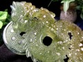 アクアマリン グリーンベリル エメラルド 龍 彫刻 置物