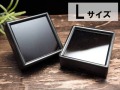 ◆ルースケース【ブラック】◆1個158円◆ペンダント、原石、宝石ルースに◆クッション付きルースケース【Lサイズ】◆縦横約5cm×厚さ約2cm◆