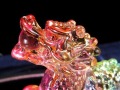 ドラゴン 龍 置物 クリスタルガラス 龍玉