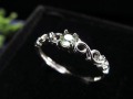 リング アクセサリー 隕石 モルダバイト ナチュラルグラス