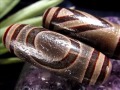 天珠 馬蹄痕天珠 至純天珠 瑪瑙 黒鳶赤紋
