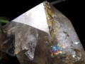 水入り水晶 エレスチャル 原石 置物 エンハイドクォーツ