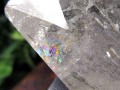 アイリスクォーツ 虹入り水晶 ヘキサゴン 六芒星 レインボー水晶