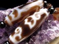 水蓮花天珠 天珠 瑪瑙 チベット 厄除け 天珠型 ビーズ連 連材
