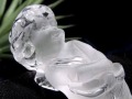 水晶 キューピット エンジェル 天使 彫刻 置物