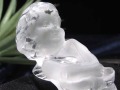水晶 キューピット エンジェル 天使 彫刻 置物