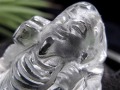 水晶 クォーツ 縁起物 置物 大黒天