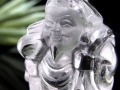 水晶 クォーツ 縁起物 置物 大黒天