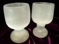 ◆人気急上昇中！◆ツーソン展示会商品◆【聖母マリアのガラス】◆シルクのような繊維質◆美品キャッツアイセレナイト（ジプサム）【透石膏】コップ（ゴブレット）◆高さ約12cm◆直径約7.5cm◆【タイプC】