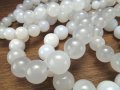 ★限定入荷★超激安！★柔らかな優しいブルー★500gセット★1袋3800円★ブルーカルセドニー【空色玉髄】ブレスレット詰合せ◆【ブラジル産】