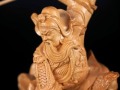 関羽 木彫り彫刻 三国志 青龍偃月刀 商売繁盛